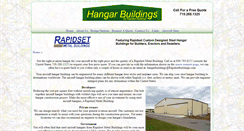 Desktop Screenshot of hangarbuildings.com